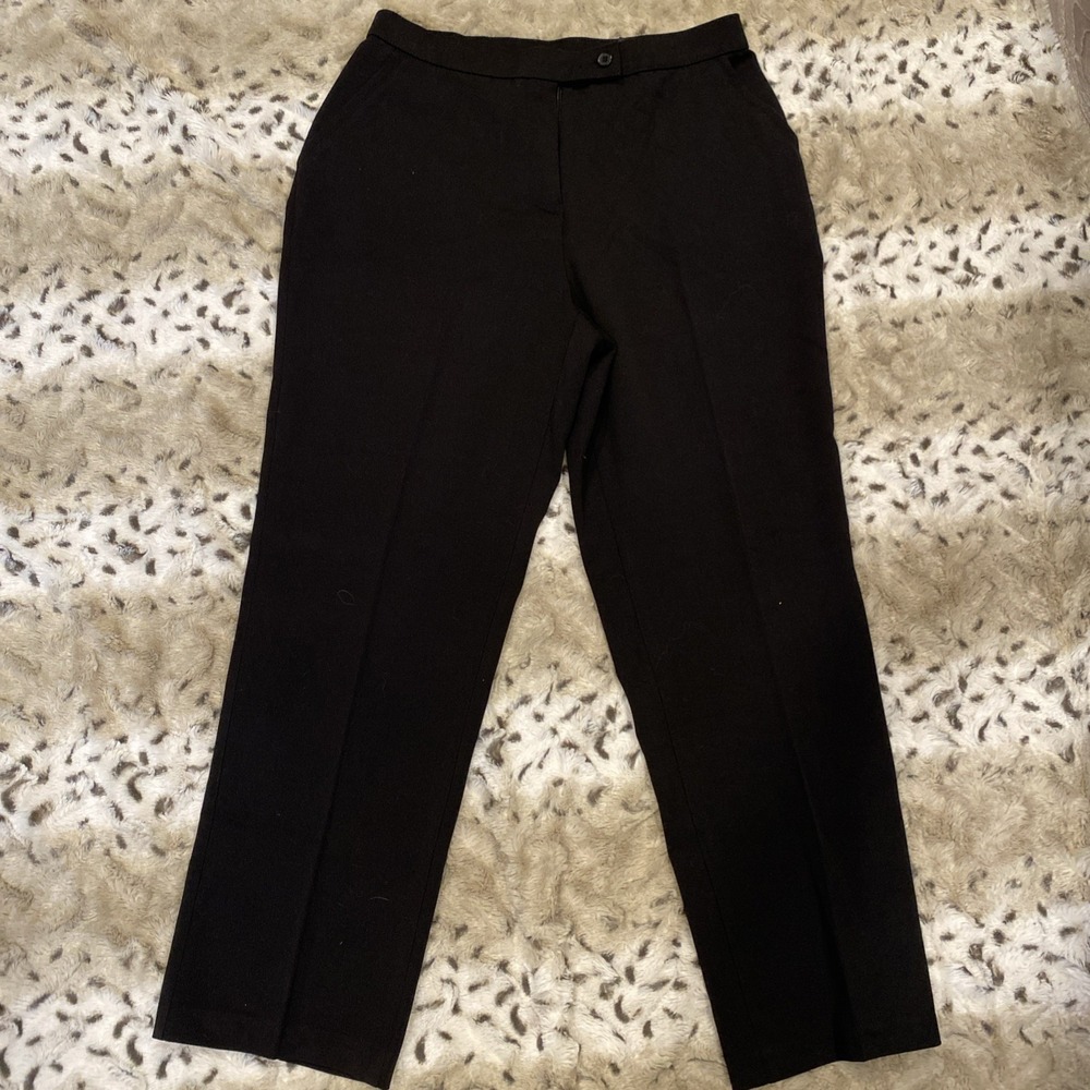 Investments Petites 12P Trousers Flat Front Slack Dress Pants Straight (30x28)‎